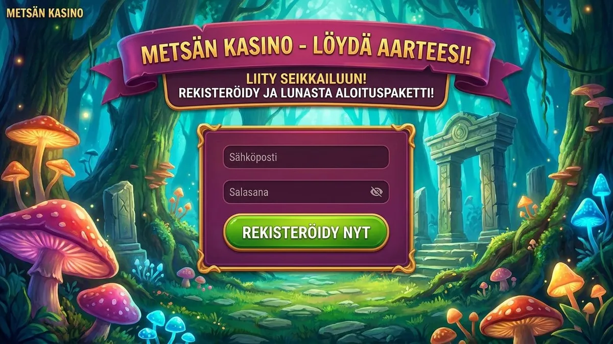 Rekisteröidy bonuksen kanssa